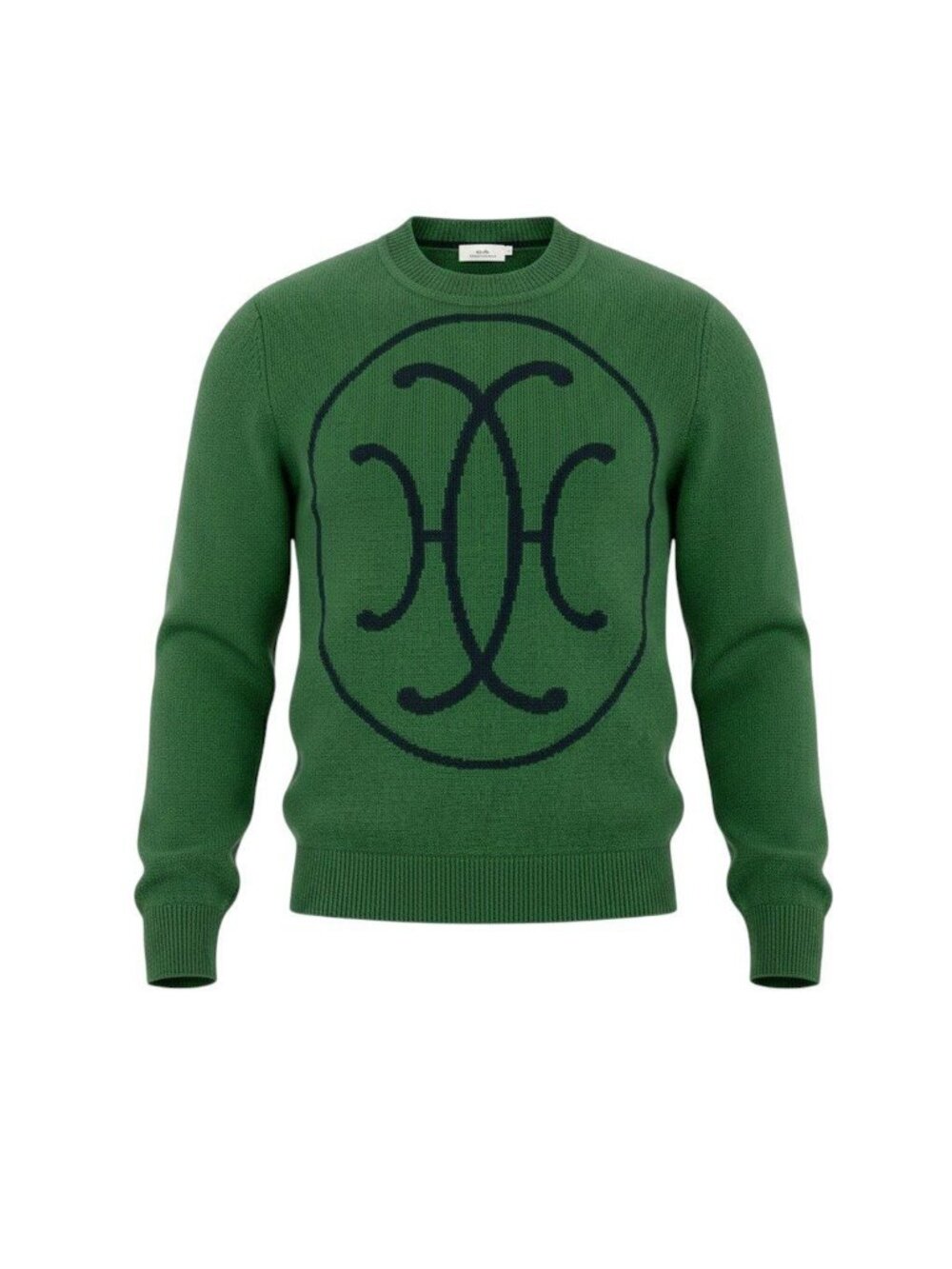 Hermes H Lift Cashmere Knit Sweater Green 34